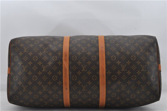 Authentic Louis Vuitton Monogram Keepall Bandouliere 60 M41412 Boston Bag 6775E