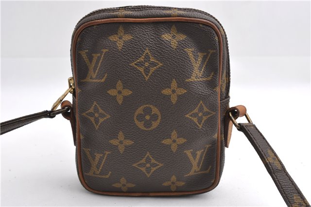 Auth Louis Vuitton Monogram Mini Poche Danube Shoulder Cross Bag M45268 LV 6776E