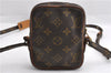Auth Louis Vuitton Monogram Mini Poche Danube Shoulder Cross Bag M45268 LV 6776E