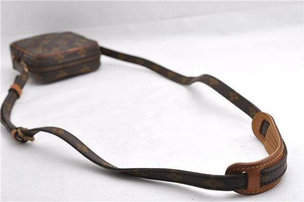 Auth Louis Vuitton Monogram Mini Poche Danube Shoulder Cross Bag M45268 LV 6776E