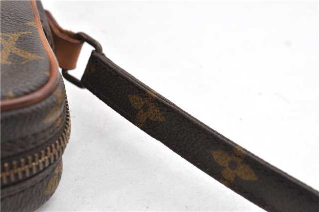 Auth Louis Vuitton Monogram Mini Poche Danube Shoulder Cross Bag M45268 LV 6776E