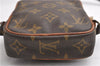 Auth Louis Vuitton Monogram Mini Poche Danube Shoulder Cross Bag M45268 LV 6776E
