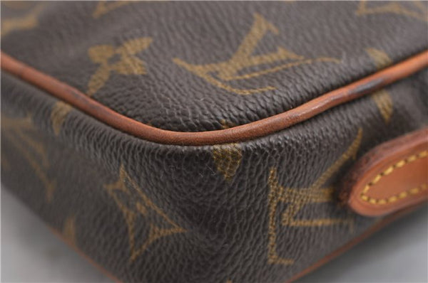 Auth Louis Vuitton Monogram Mini Poche Danube Shoulder Cross Bag M45268 LV 6776E