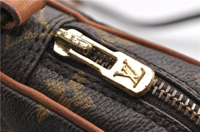 Auth Louis Vuitton Monogram Mini Poche Danube Shoulder Cross Bag M45268 LV 6776E