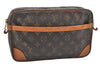 Authentic Louis Vuitton Monogram Compiegne 28 Clutch Hand Bag M51845 LV 6776I