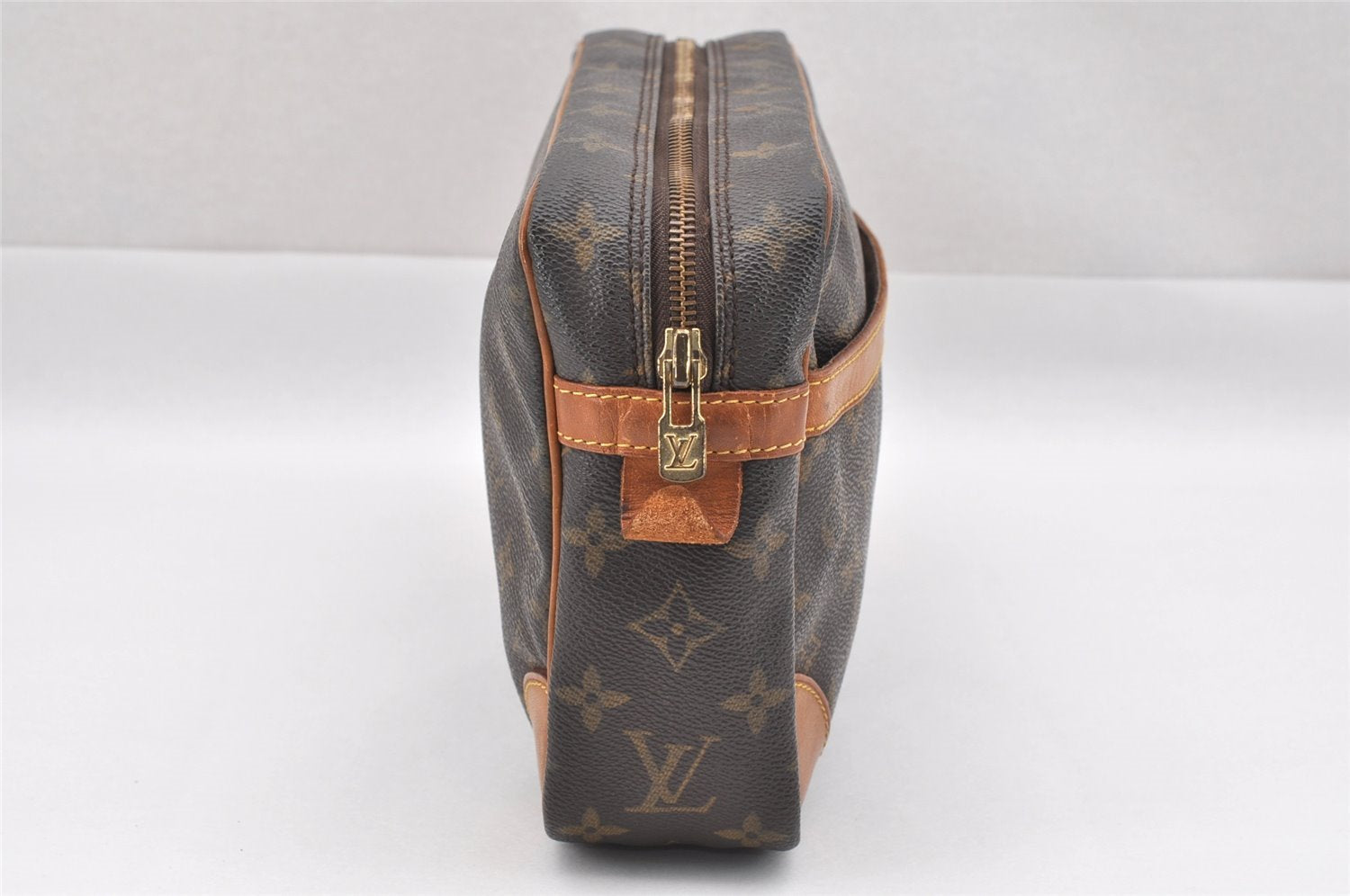 Authentic Louis Vuitton Monogram Compiegne 28 Clutch Hand Bag M51845 LV 6776I