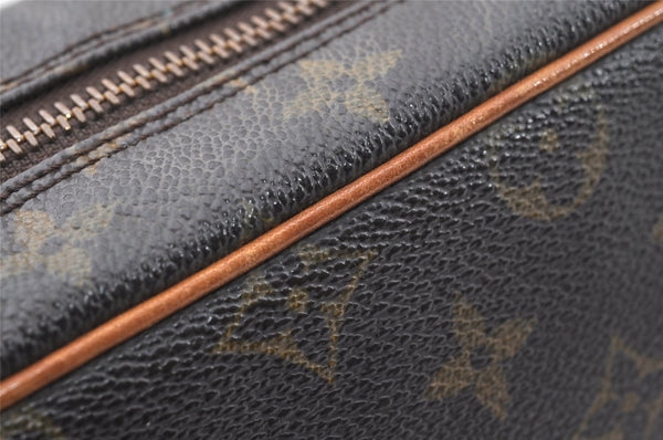 Authentic Louis Vuitton Monogram Compiegne 28 Clutch Hand Bag M51845 LV 6776I