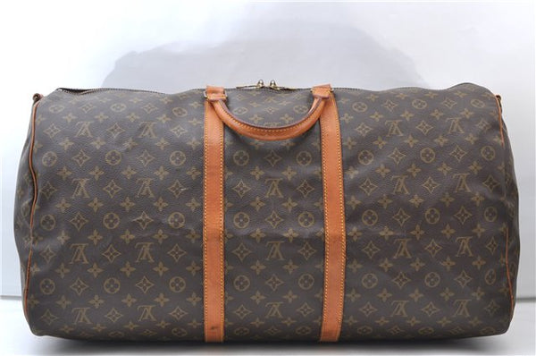 Authentic Louis Vuitton Monogram Keepall Bandouliere 60 M41412 Boston Bag 6777E