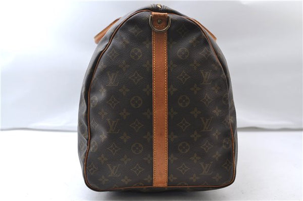 Authentic Louis Vuitton Monogram Keepall Bandouliere 60 M41412 Boston Bag 6777E