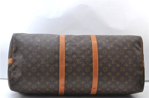 Authentic Louis Vuitton Monogram Keepall Bandouliere 60 M41412 Boston Bag 6777E