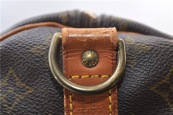 Authentic Louis Vuitton Monogram Keepall Bandouliere 60 M41412 Boston Bag 6777E