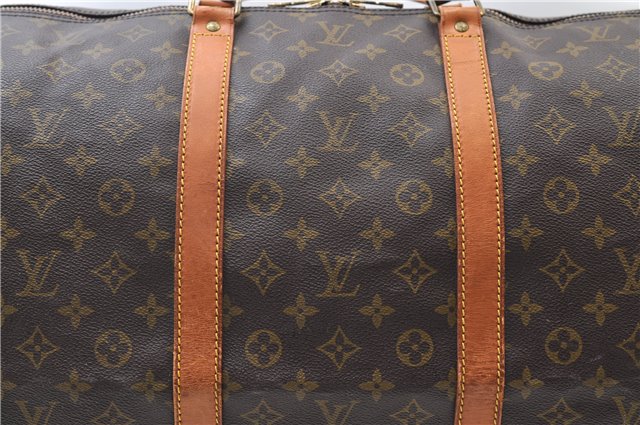 Authentic Louis Vuitton Monogram Keepall Bandouliere 60 M41412 Boston Bag 6777E