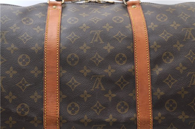 Authentic Louis Vuitton Monogram Keepall Bandouliere 60 M41412 Boston Bag 6777E