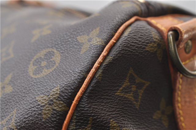 Authentic Louis Vuitton Monogram Keepall Bandouliere 60 M41412 Boston Bag 6777E