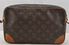 Authentic Louis Vuitton Monogram Compiegne 28 Clutch Hand Bag M51845 LV 6779I