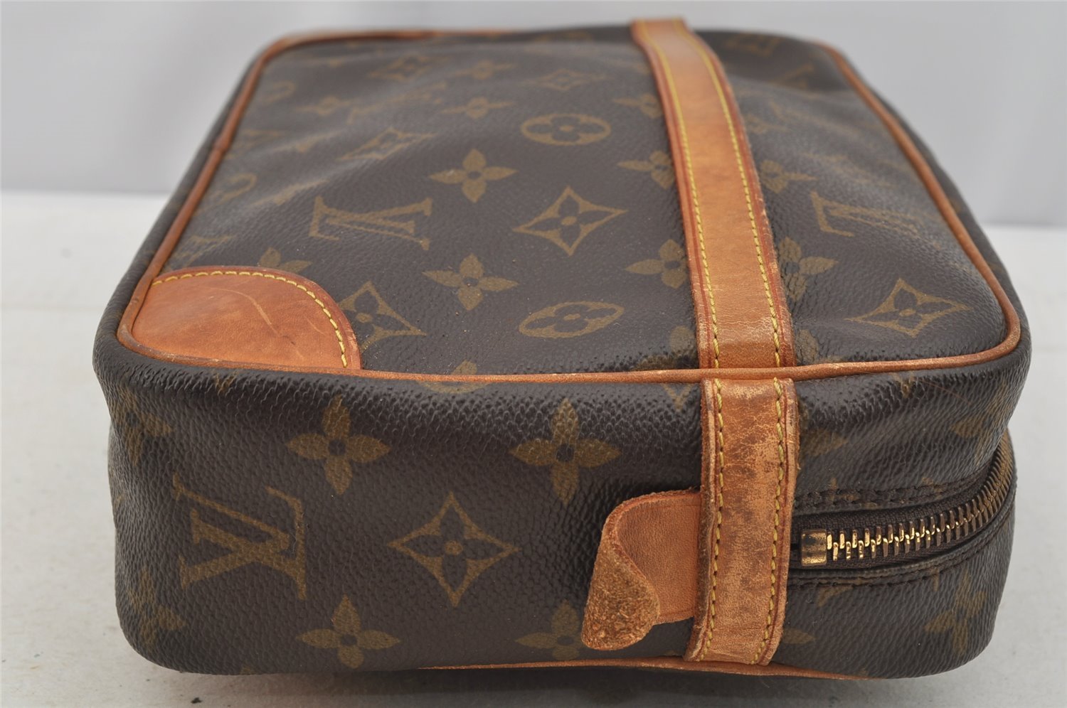 Authentic Louis Vuitton Monogram Compiegne 28 Clutch Hand Bag M51845 LV 6779I