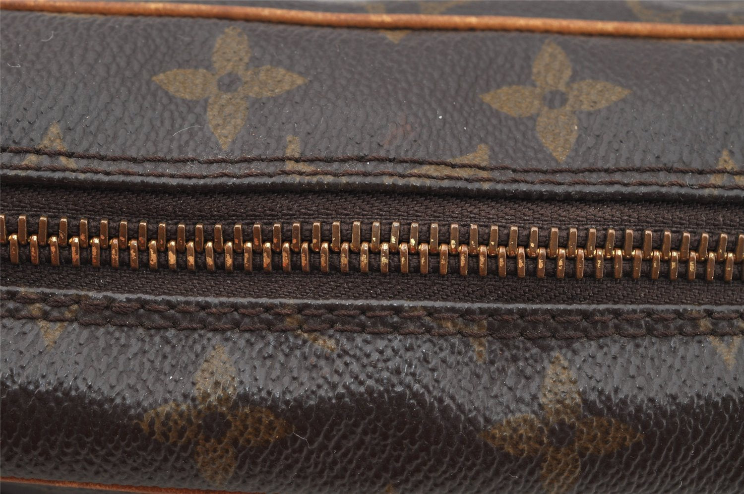 Authentic Louis Vuitton Monogram Compiegne 28 Clutch Hand Bag M51845 LV 6779I