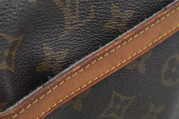 Authentic Louis Vuitton Monogram Compiegne 28 Clutch Hand Bag M51845 LV 6779I