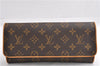 Authentic Louis Vuitton Monogram Pochette Twin GM Shoulder Bag M51852 LV 6780E