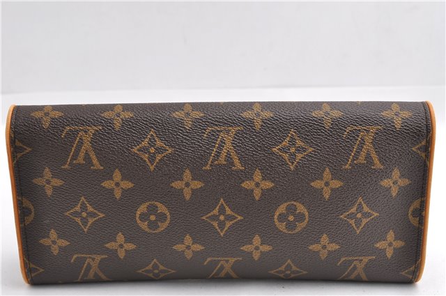 Authentic Louis Vuitton Monogram Pochette Twin GM Shoulder Bag M51852 LV 6780E