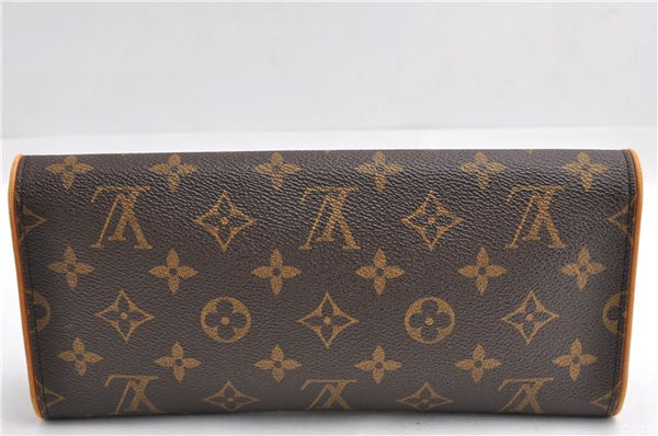 Authentic Louis Vuitton Monogram Pochette Twin GM Shoulder Bag M51852 LV 6780E