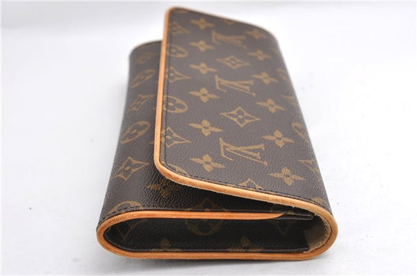 Authentic Louis Vuitton Monogram Pochette Twin GM Shoulder Bag M51852 LV 6780E