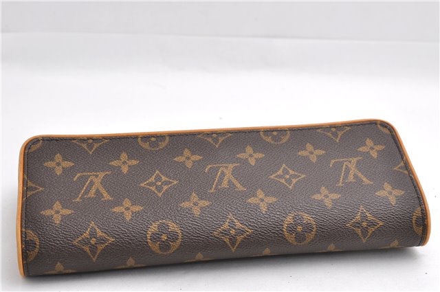 Authentic Louis Vuitton Monogram Pochette Twin GM Shoulder Bag M51852 LV 6780E