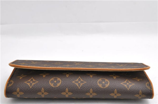 Authentic Louis Vuitton Monogram Pochette Twin GM Shoulder Bag M51852 LV 6780E