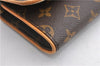 Authentic Louis Vuitton Monogram Pochette Twin GM Shoulder Bag M51852 LV 6780E