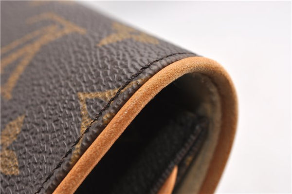 Authentic Louis Vuitton Monogram Pochette Twin GM Shoulder Bag M51852 LV 6780E