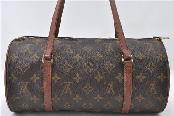 Authentic Louis Vuitton Monogram Papillon 30 Hand Bag Old Model LV 6781E