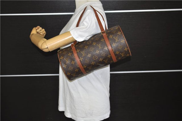 Authentic Louis Vuitton Monogram Papillon 30 Hand Bag Old Model LV 6781E