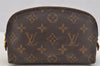 Authentic Louis Vuitton Monogram Pochette Cosmetic Pouch M47515 LV 6781I