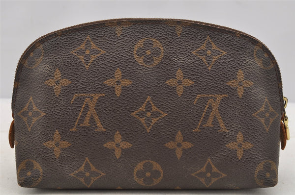 Authentic Louis Vuitton Monogram Pochette Cosmetic Pouch M47515 LV 6781I