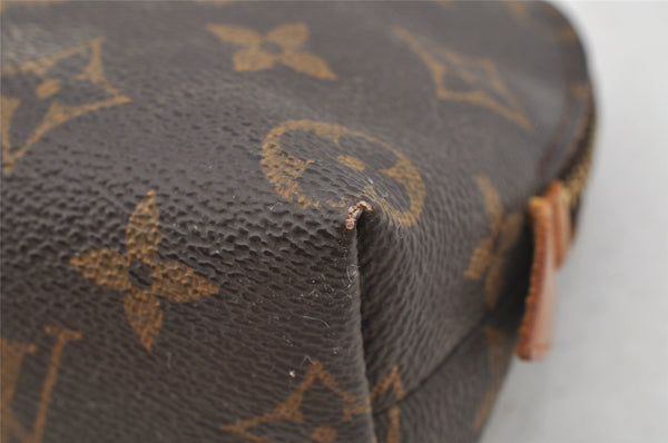 Authentic Louis Vuitton Monogram Pochette Cosmetic Pouch M47515 LV 6781I