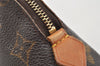 Authentic Louis Vuitton Monogram Pochette Cosmetic Pouch M47515 LV 6781I