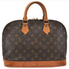 Authentic Louis Vuitton Monogram Alma Hand Bag Purse M51130 LV 6782E