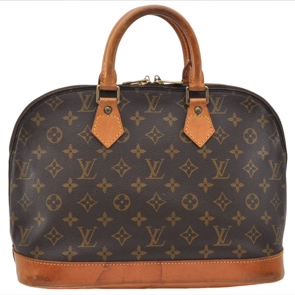 Authentic Louis Vuitton Monogram Alma Hand Bag Purse M51130 LV 6782E
