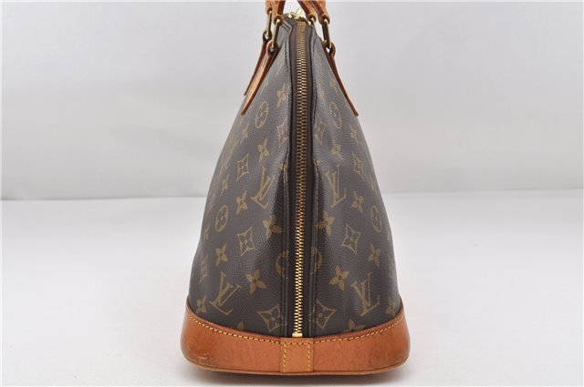 Authentic Louis Vuitton Monogram Alma Hand Bag Purse M51130 LV 6782E