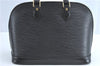 Authentic Louis Vuitton Epi Alma PM Hand Bag Black M40302 LV 6783C