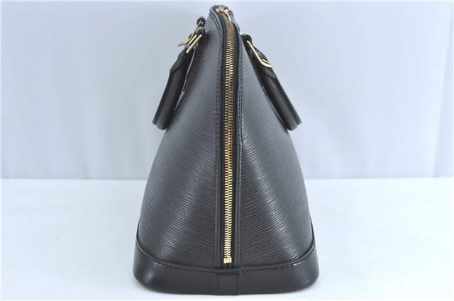 Authentic Louis Vuitton Epi Alma PM Hand Bag Black M40302 LV 6783C