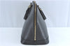 Authentic Louis Vuitton Epi Alma PM Hand Bag Black M40302 LV 6783C