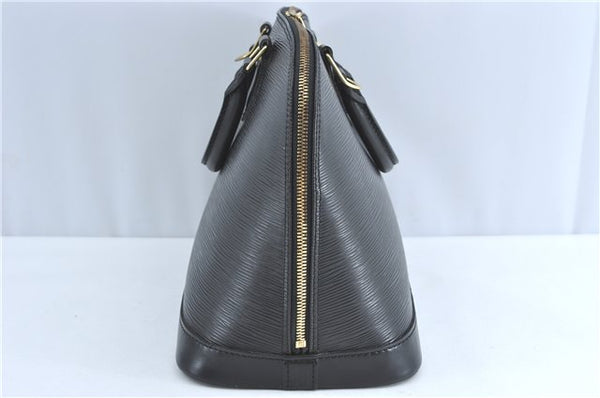 Authentic Louis Vuitton Epi Alma PM Hand Bag Black M40302 LV 6783C
