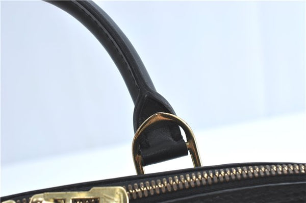 Authentic Louis Vuitton Epi Alma PM Hand Bag Black M40302 LV 6783C