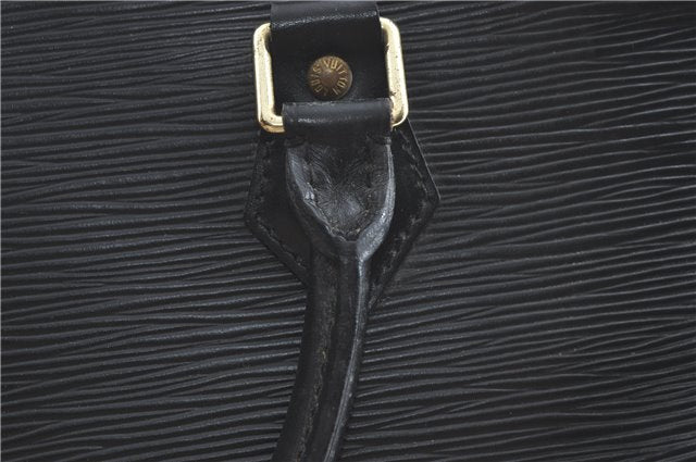 Authentic Louis Vuitton Epi Alma PM Hand Bag Black M40302 LV 6783C