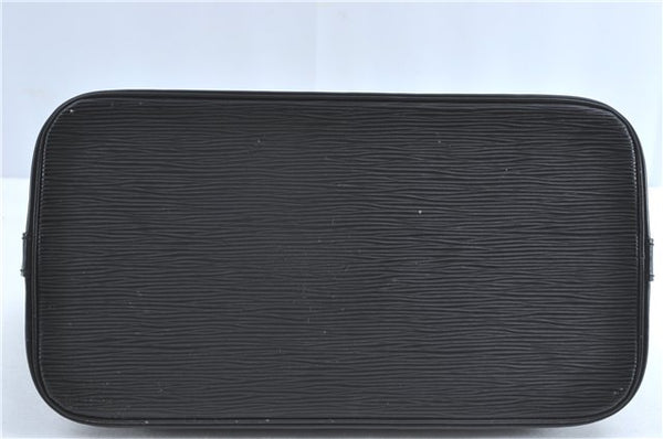 Authentic Louis Vuitton Epi Alma PM Hand Bag Black M40302 LV 6783C