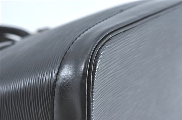 Authentic Louis Vuitton Epi Alma PM Hand Bag Black M40302 LV 6783C