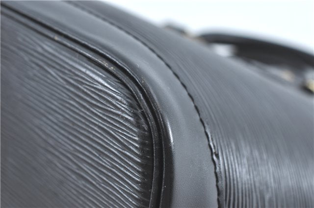 Authentic Louis Vuitton Epi Alma PM Hand Bag Black M40302 LV 6783C