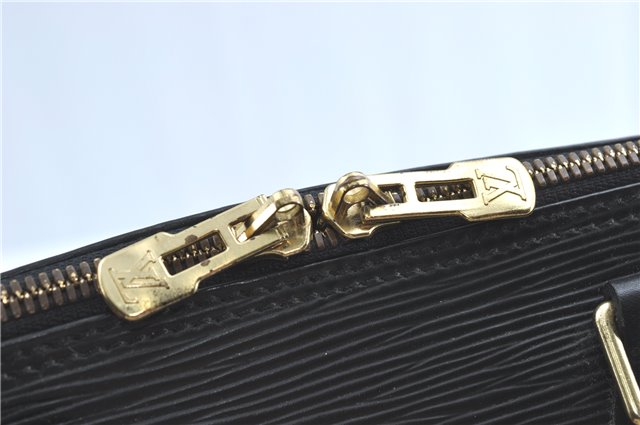 Authentic Louis Vuitton Epi Alma PM Hand Bag Black M40302 LV 6783C