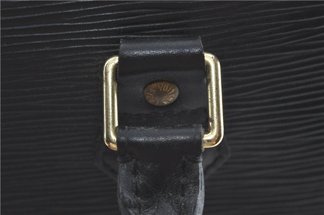 Authentic Louis Vuitton Epi Alma PM Hand Bag Black M40302 LV 6783C
